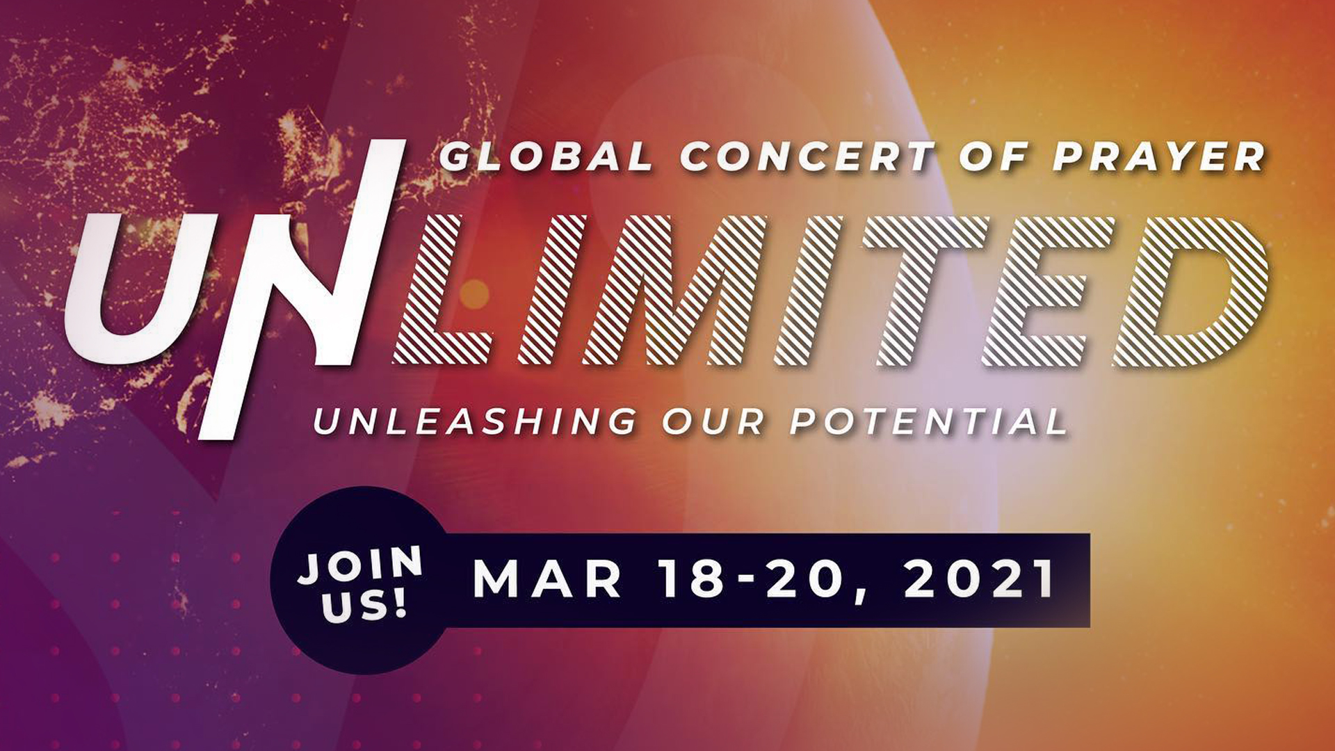 Молитва без границ. С 18 по 20 марта по всему миру пройдёт Глобальный молитвенный концерт Unlimited